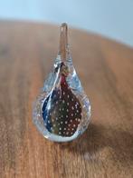 Gesigneerde Glazen  presse papier Druppel - Kunstobject, Huis en Inrichting, Woonaccessoires | Kandelaars en Kaarsen, Overige materialen