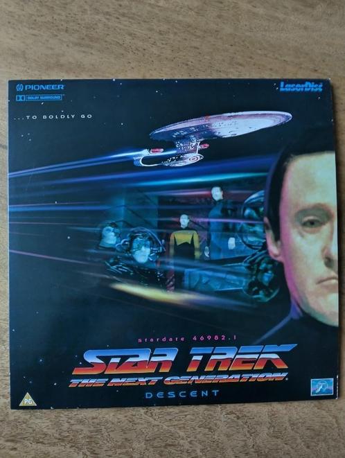 Star Trek - Next Generation-Descent * LaserDisc * Laser Disc, Cd's en Dvd's, Dvd's | Tv en Series, Zo goed als nieuw, Science Fiction en Fantasy