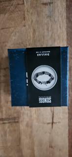 Sinterklaas tip Senggi Heren Armband Dallas 21 cm, Ophalen of Verzenden, Nieuw, Zwart, Staal