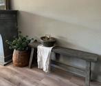 Oud houten bankje old farm Aura Peeperkorn, Ophalen of Verzenden
