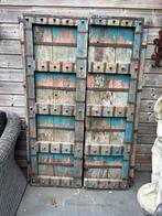 2 oude Houten deuren, Huis en Inrichting, Woonaccessoires | Kamerschermen, Ophalen of Verzenden, Gebruikt