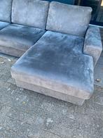 Grijze Stonewash U bank, gratis levering, Huis en Inrichting, Metaal, Hoekbank, 300 cm of meer, Ophalen of Verzenden