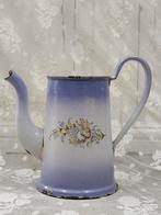 Oud paars emaille koffiepotje, Ophalen of Verzenden