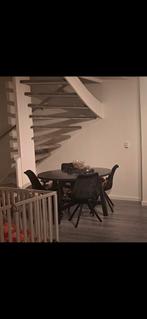 eettafelset eetkamerset 4 stoelen, Ophalen, Gebruikt, 50 tot 100 cm, Vijf personen of meer