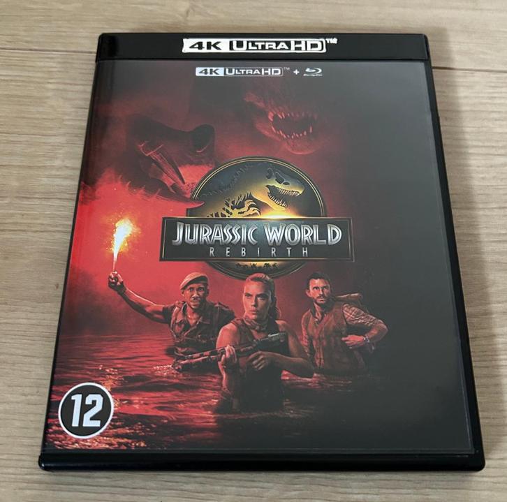 4K UHD+blu-ray Jurassic World: Rebirth NL uitgave+NLO, Cd's en Dvd's, Blu-ray, Zo goed als nieuw, Actie, Verzenden