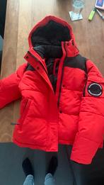 Winterjas superdry, Ophalen of Verzenden, Zo goed als nieuw, Maat 36 (S), Blauw