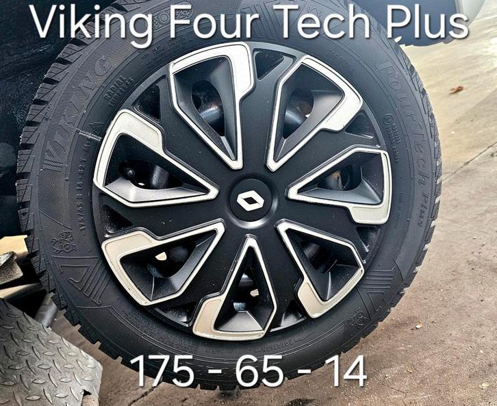 Twingo velgen - All seasonbanden - 175 65 14, Auto-onderdelen, Banden en Velgen, Band(en), All Season, 14 inch, 175 mm, Nieuw