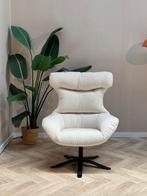 Premium Fauteuil Crème (SHOWROOMMODEL), Metaal, 75 tot 100 cm, Ophalen of Verzenden, Zo goed als nieuw