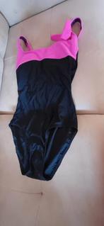 Badpak zwart met roze en strik, maat 36, Ophalen of Verzenden, Nieuw, Zwart, Badpak