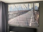 Grote canvasdoek Brooklyn bridge, Huis en Inrichting, Woonaccessoires | Schilderijen, Tekeningen en Foto's, 125 cm of meer, Ophalen of Verzenden