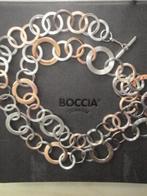 Boccia ketting, driekleur, Sieraden, Tassen en Uiterlijk, Kettingen, Ophalen of Verzenden, Gebruikt, Zilver, Overige materialen