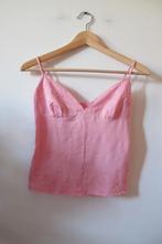 Pink flower pattern top, Ophalen of Verzenden, Roze, Zonder mouw, Maat 34 (XS) of kleiner