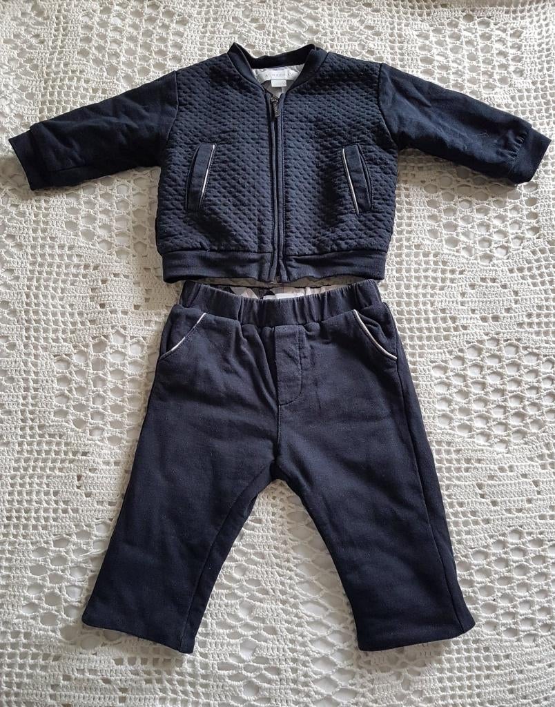 Burberry Baby pak (broek & vest) donkerblauw 62, Kinderen en Baby's, Verzenden, Zo goed als nieuw, Jongetje of Meisje, Setje