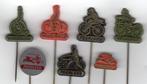 7 Speldjes PEERLESS RIJWIEL FABRIEK HILVERSUM (A3)  KIJK OOK, Verzamelen, Speldjes, Pins en Buttons, Verzenden, Gebruikt, Overige onderwerpen