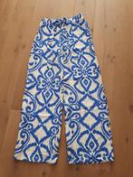 Nieuw! Blauw/ creme broek maat S, Blauw, Nieuw, Ophalen of Verzenden, Maat 36 (S)