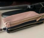 Dubbele Portemonnee rose /blauw - met Rits, Ophalen of Verzenden, Gebruikt, Roze, Overige merken