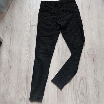Zwarte legging met patroon - Cherry Koko S/M beschikbaar voor biedingen