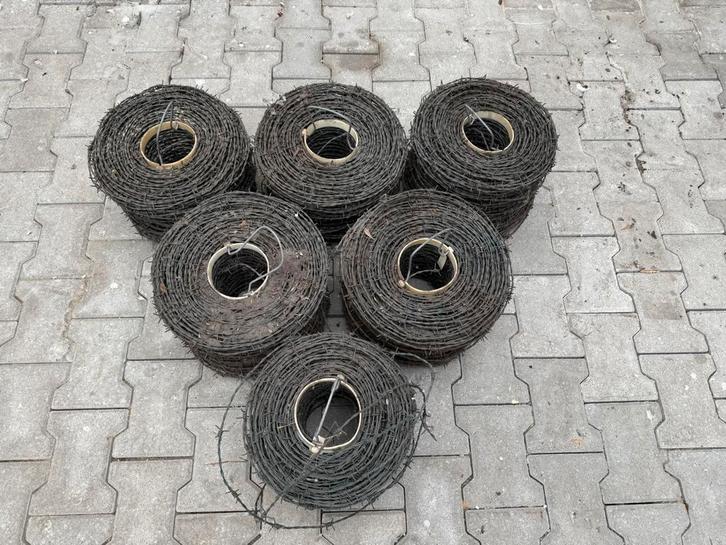 prikkeldraad afrastering groen circa 1500m, Tuin en Terras, Gaas en Draad, Nieuw, Ophalen