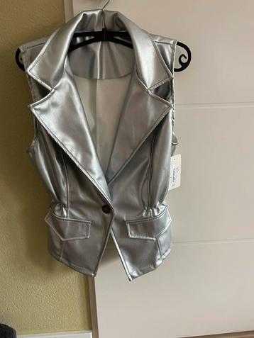 Dames Gilet zilver S beschikbaar voor biedingen