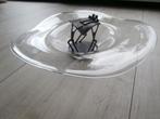 Grote Design Schaal ,,Centerpiece,, met Brons Beeld., Ophalen of Verzenden, Zo goed als nieuw, Mens