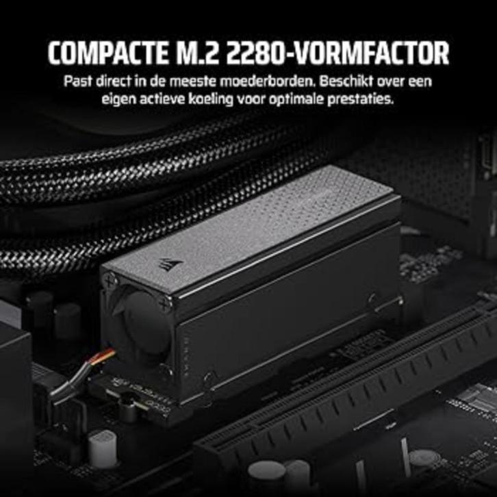Corsair MP700 Pro met luchtkoeling (NVME, gen 5), Computers en Software, Harde schijven, Zo goed als nieuw, Intern, SSD, Ophalen of Verzenden
