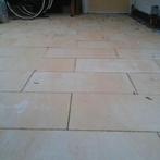 Gratis tegels, 60x30x6 geel/zandkleurig (zie omschrijving), Ophalen, Gebruikt, Terrastegels, Natuursteen