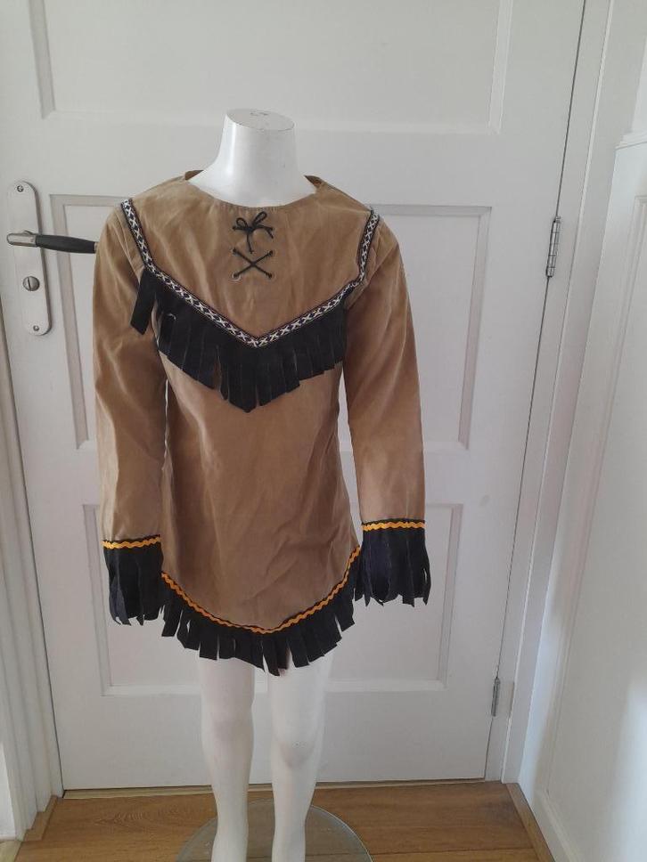 Verkleedkleren: Indiaan, Native American maat 110/116, Kinderen en Baby's, Carnavalskleding en Verkleedspullen, Gebruikt, Jongen of Meisje