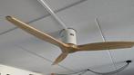plafond ventilator met houten bladen, Zo goed als nieuw, Plafondventilator, Ophalen, Ventilator met afstandsbediening