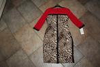 Joseph Ribkoff prachtig leopard/zwarte jurk mt 36/S ZGAN, Kleding | Dames, Overige kleuren, ., Joseph Ribkoff, Ophalen of Verzenden
