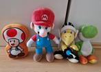 4 super mario knuffels nintendo toad yoshi koopa troopa, Kinderen en Baby's, Speelgoed | Knuffels en Pluche, Ophalen of Verzenden