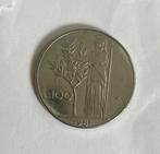 100 lire Italië 1981, Postzegels en Munten, Ophalen of Verzenden