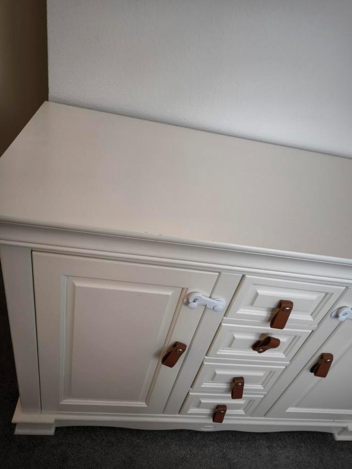 Kidsmill Chateau Wit Kinderkamer Set Commode+Kledingkast, Kinderen en Baby's, Kinderkamer | Commodes en Kasten, 105 cm of meer