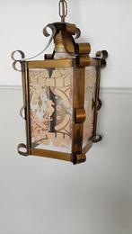 antieke hanglamp vintage lantaarn art deco jaren 30 design, Antiek en Kunst, Ophalen of Verzenden