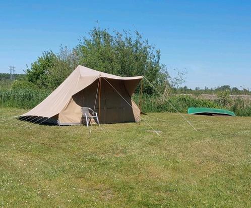 Storm en duintent van de Randstad: type bever 4-6 persoons, Caravans en Kamperen, Tenten, Zo goed als nieuw, Ophalen