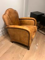Leren Club Fauteuil, Huis en Inrichting, Fauteuils, Ophalen, Gebruikt, Leer, 75 tot 100 cm
