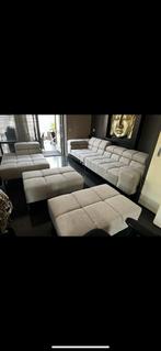 Montel Bankstel Zandkleur - Zo goed als nieuw!, Huis en Inrichting, Ophalen, Hoekbank, Zo goed als nieuw, Stof