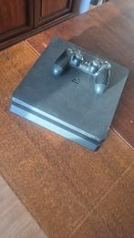 PS4 Slim met controller, Spelcomputers en Games, Ophalen of Verzenden, Gebruikt, Met 1 controller, Slim