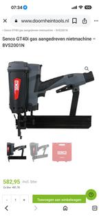 Als nieuw: Senco gas tacker gt40i-m met extra gas & nietjes., Ophalen of Verzenden, Zo goed als nieuw