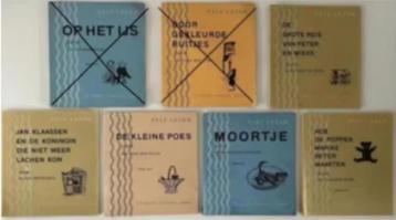 5 x schoolboekjes - Zelf Lezen 1954 en 1955  beschikbaar voor biedingen