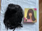 Zwarte pruik steil haar, verkleedpruik. CARNAVAL, Ophalen of Verzenden, Gedragen, Carnaval