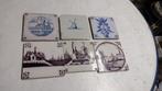 6 antieke tegels, Ophalen of Verzenden