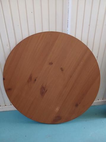 Vurenhout ronde tafelblad 70 cm doorsnee beschikbaar voor biedingen