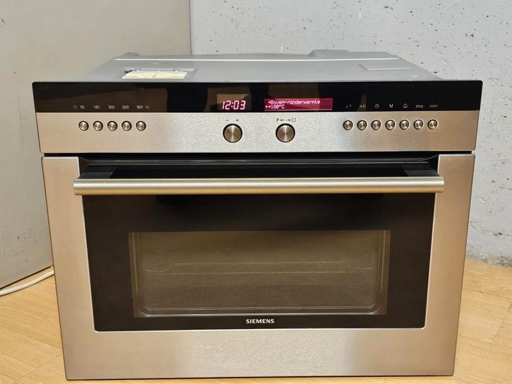 RVS (SIEMENS) Inbouw combi magnetron / inbouw oven., Witgoed en Apparatuur, Magnetrons, Zo goed als nieuw, Inbouw, Oven, Ophalen