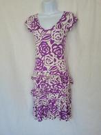 Leuke paars-witte jurk mt S merk D-Lite, Kleding | Dames, ., Paars, Ophalen of Verzenden, Zo goed als nieuw