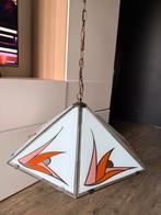 Vintage Hanglamp met Glas, B, Gebruikt, Ns smm, B