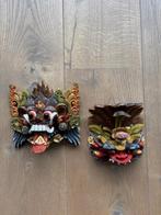 Authentieke handgesneden Balinese maskers, Antiek en Kunst, Ophalen of Verzenden