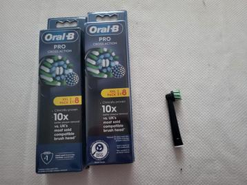 Oral-B Pro Cross Action Opzetborstels - 16 stuks beschikbaar voor biedingen