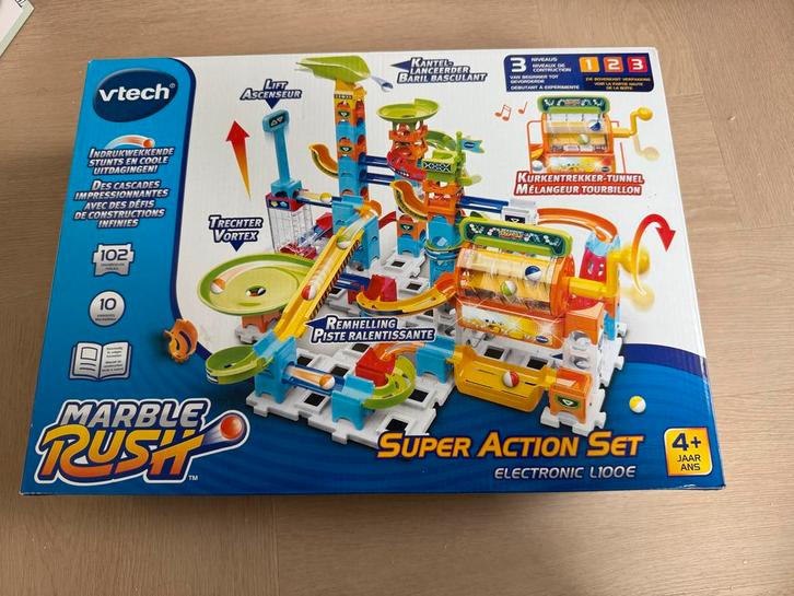 Vtech Marble Rush L100E - Knikkerbaan nieuw in doos, Kinderen en Baby's, Speelgoed | Bouwstenen, Nieuw, Overige merken, Ophalen of Verzenden