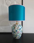 Lampenvoet Chinese Gemberpot Bloem met Lampenkap, Ophalen of Verzenden, Zo goed als nieuw, Minder dan 50 cm