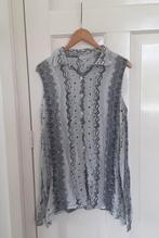Top / mouwloze bloes van dunne stof, Kleding | Dames, Blouses en Tunieken, Ophalen of Verzenden, Zo goed als nieuw, Maat 46/48 (XL) of groter